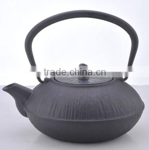 0.8L/32oz Zen Tetsubin cast iron teapot Black