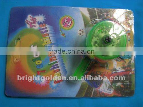 Led flashing whistle for promotion