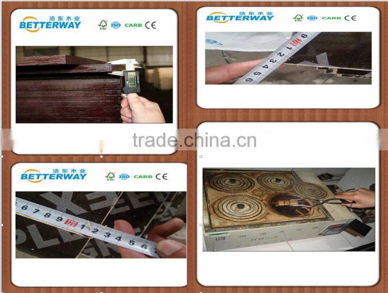 poplar in Dubai construction used brown film face plywood