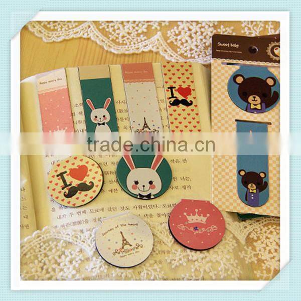 cute rabbit different shape custom magnetic bookmark (xdm-bk258)