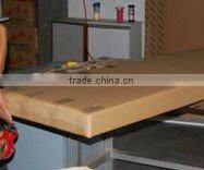 2013 KT301 wooden grain and lacquer mix kitchen cabinet