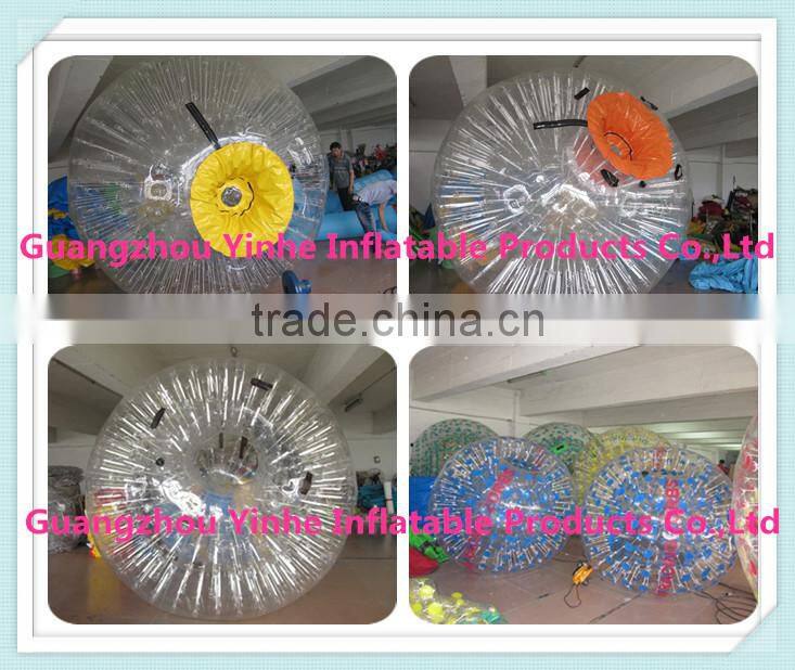 inflatable grass human zorb balls for zorb ramp