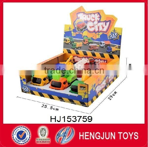 engineering vehicle toy plastic friction truck model for boy game