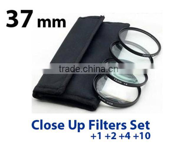 Factory Price 77mm +1+2+4+10 Close up lenses Camera Macro 77mm Close-up lens filter Set for DSLR CAMERA