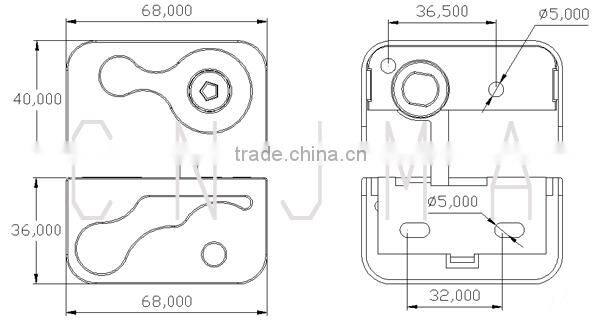 MS118 Water Cooler Freezer lock
