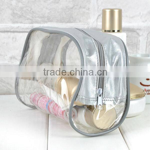 High quality pvc cosmetic bag/polyester cosmetic bag