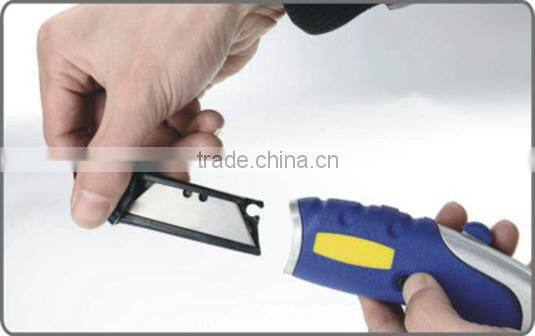 Heavy Duty aluminium alloy cutter knife for daily use( 61 * 19mm carbon steel blade +5 PC blade)
