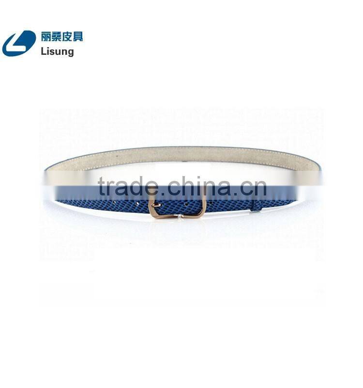 Fancy Rotatable Buckle Animal Skin Lady Design Belt