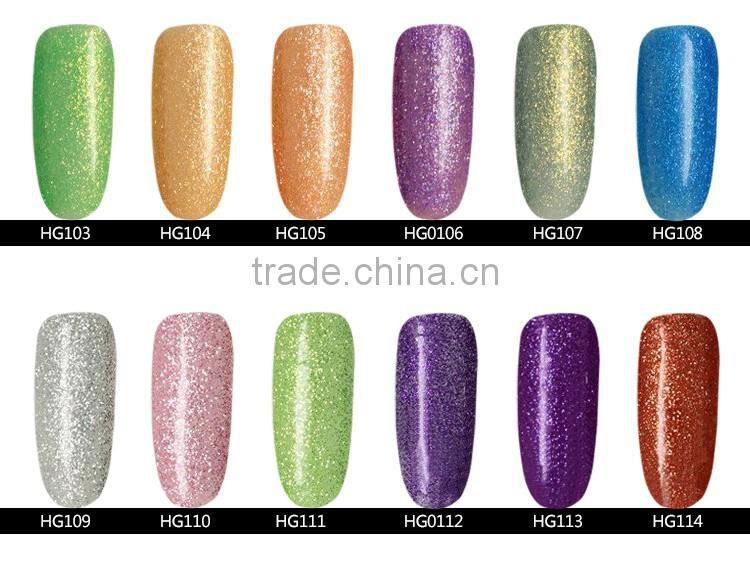 Popular 15ml UV Gel Nail Polish Soak Off UV Color Gel, Professional Nail UV Gel