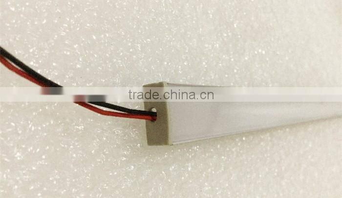 23x10mm white RGB 3in1/rgbw 4 in 1led bar light Flat Aluminum LED Profile For Cabinet Decoration