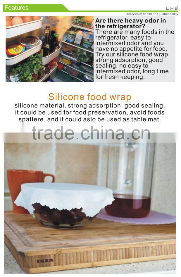 Recycling Environmental Protection Silicone Cling Wrap Dispenser Preservative Film
