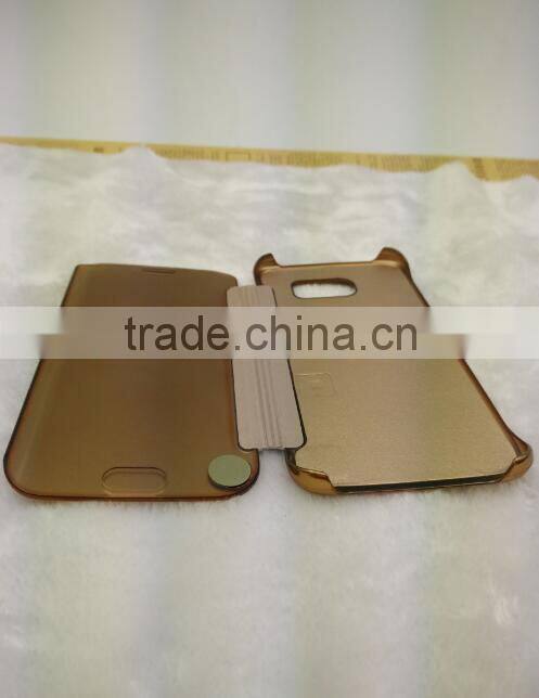 Top Grade For Samsung Note 5 Transparent Mirror View Smart Cover