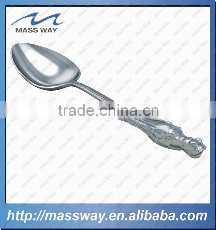 custom die casting zinc alloy dragon 3D metal spoon