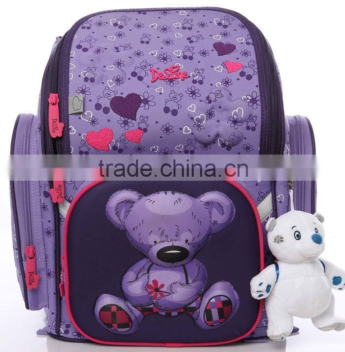 Kids wholesale school backpack girls 3D primary school bag