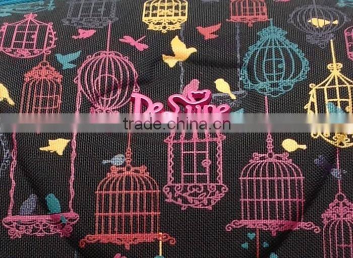 Top quality kids beautiful bird school backpack bags for girls