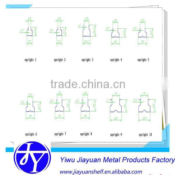 Adjustable detachable medium duty racking