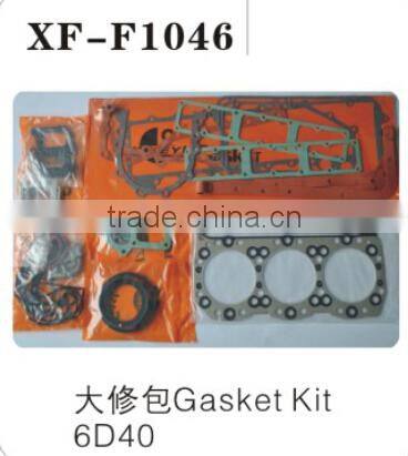excavator gasket kit for 6D40