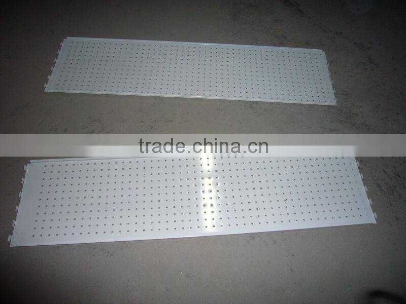 Supermarket Display Shelving/ Perforated Back Panel Shelves