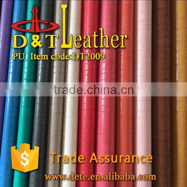 china synthetic leather , new design For shoes/bags