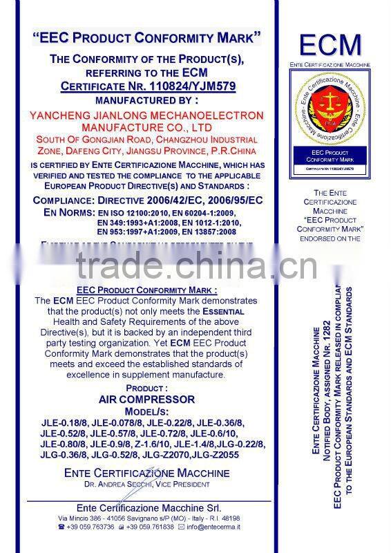 Piston air compressor pump JL2120, air pump, compressor head