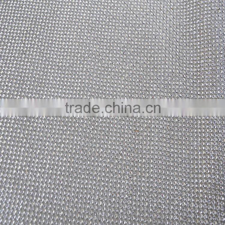 3MM Hotfix aluminum rhinestone sheet rainbow mesh
