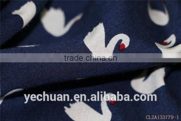 Animal style printing rayon fabric for T shirts alibaba china
