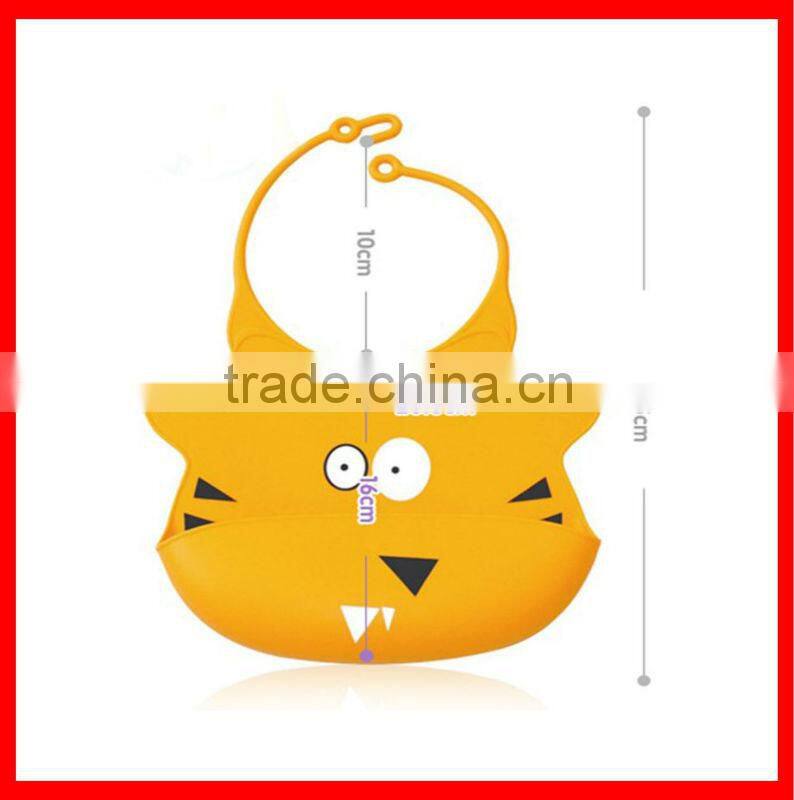 FDA LFGB Approved Silicone Baby Bandana Bibs