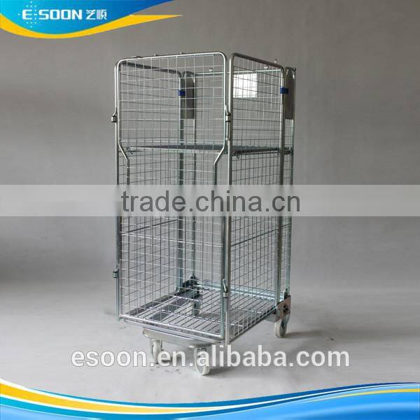 Welded base supplier double stack cage for storage & move