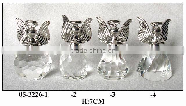glass angel crystal craft