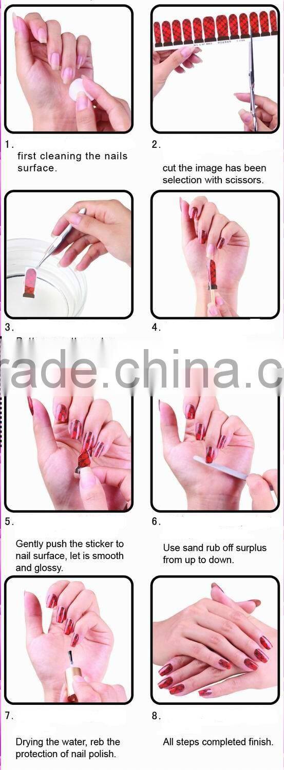 cheap high quality Mixcoco prefessional nail sticker /nail art design/best selling 2016 nail polish sticker