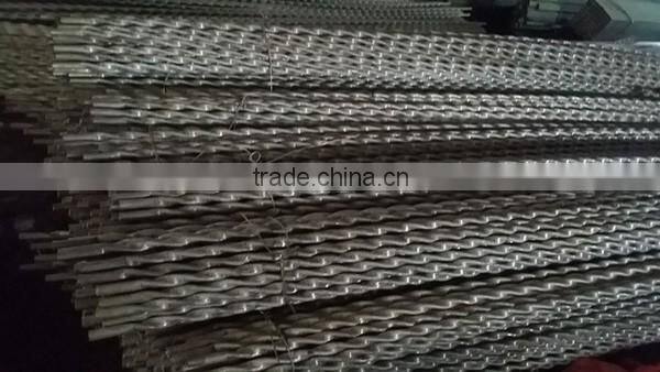 low pressure carbon steel twisted tube heat exchanger