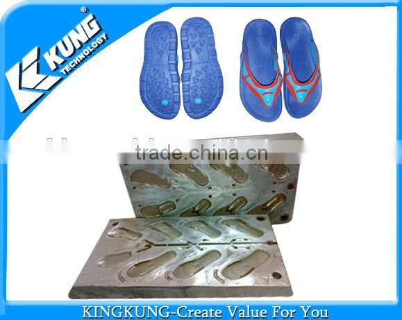 New design popular 1 mould 4 Pairs EVA sole mould in moulds