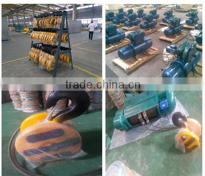 cheap wire rope wireless remote control 250kg electric hoist