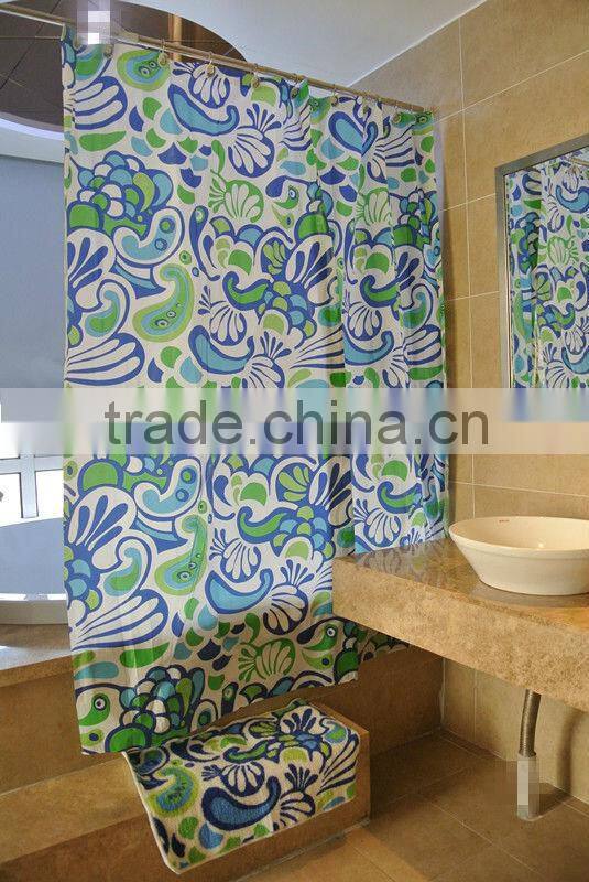 printing for toilet COTTON bath mat