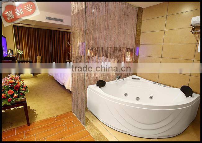 Mesh Image Decorative Acrylic Shower Doors