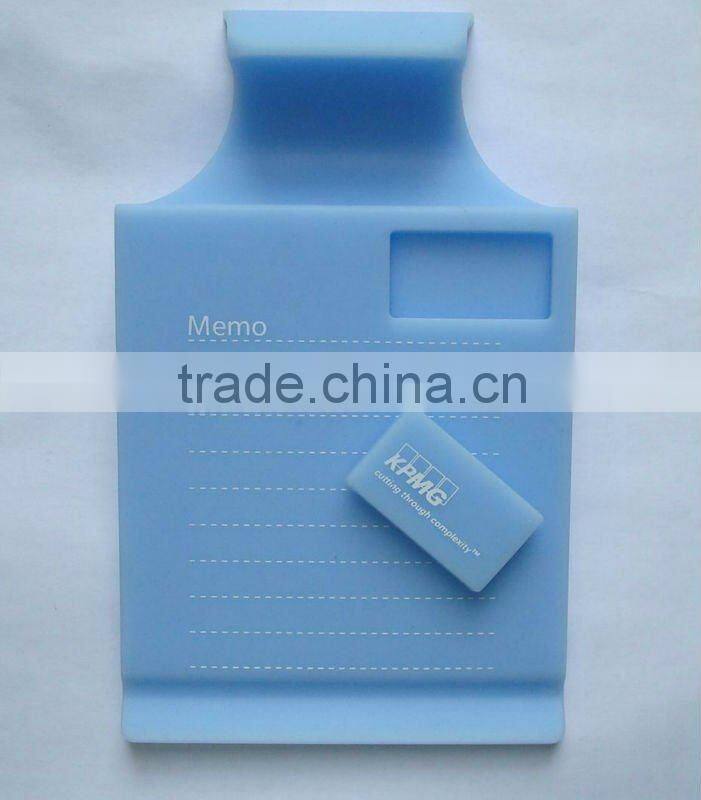 silicone recycled memo pad