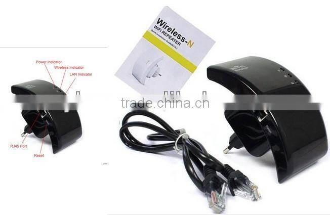 Wireless-N Wifi Repeater 802.11N/B/G Network Router Range Expander 300M 2dBi Antennas Signal Boosters