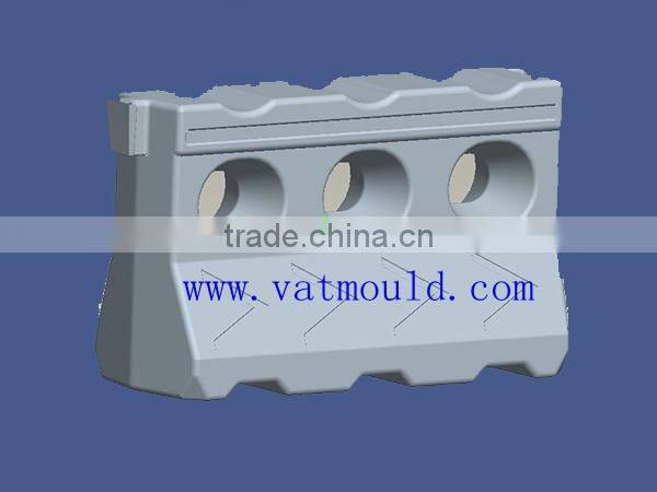 Extrusion HDPE road barrier mould made in Shandong of China