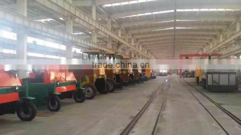 A compost bin crawler turning machine