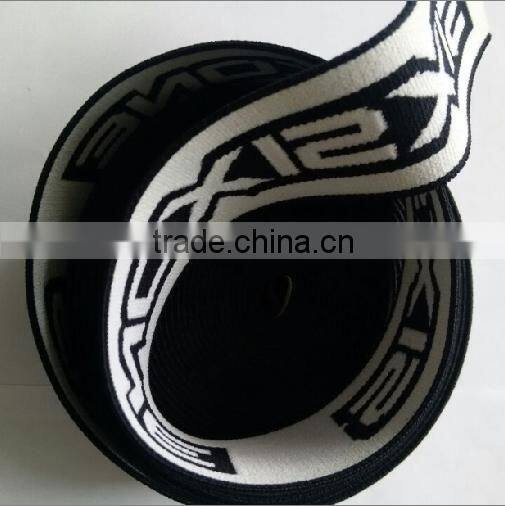 Custom elastic waistband jacquard webbing nylon spandex soft elastic band
