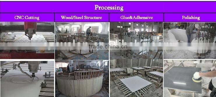 Flexible design solid surface Office Reception Counter Desk,Composite Acrylic counter desk, solid surface countertop