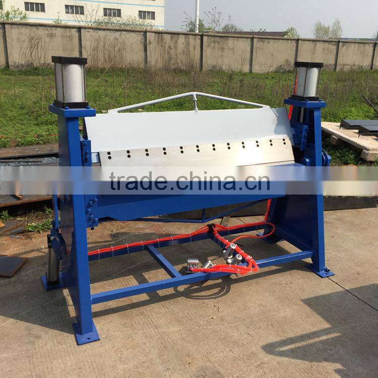 ventilation pipe steet sheet hand folding machine