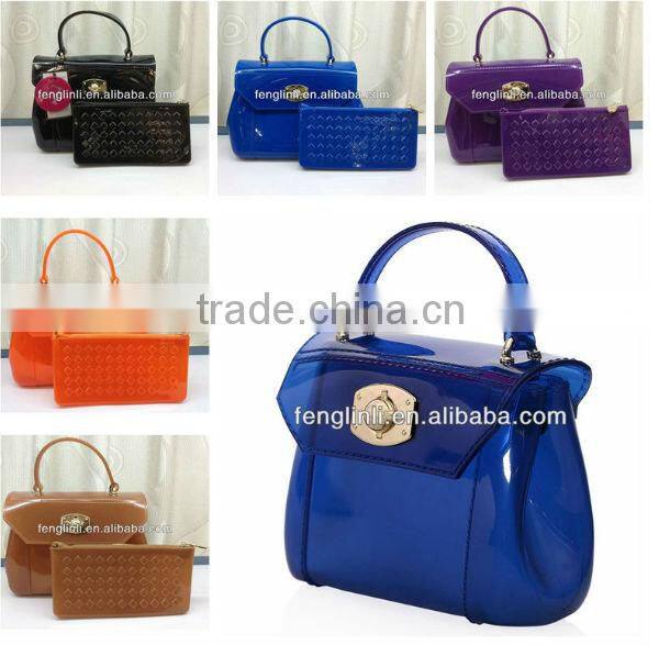 2014 New design jelly candy bag woman summer bag