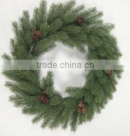 PVC/PE Wreath for christams decoration