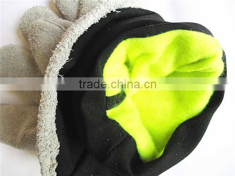 Heat Resistant Cow Split Leather Welder Gloves