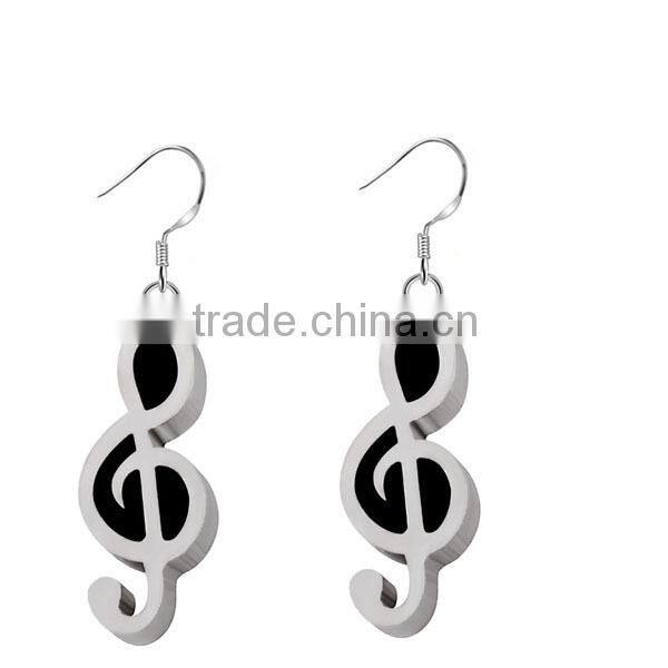 SRE8004 Fashionable Jewelry Musical Note Ashe Drop Earring