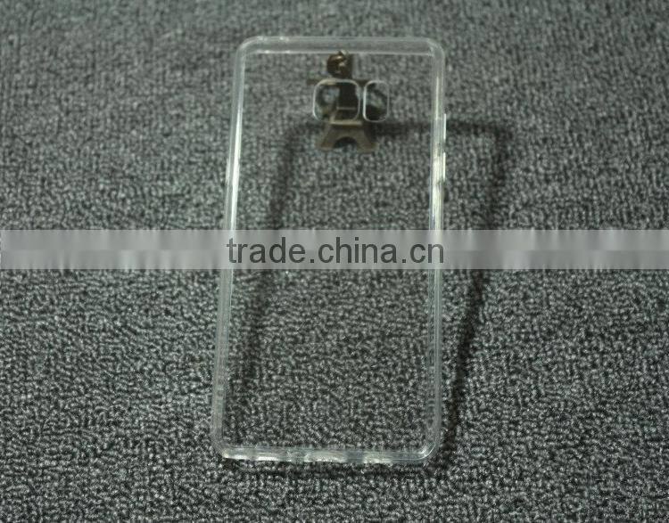 Mobile phone clear case for samsung note 7, for galaxy note 7 case, note 7 cover case with tpu bumper frame