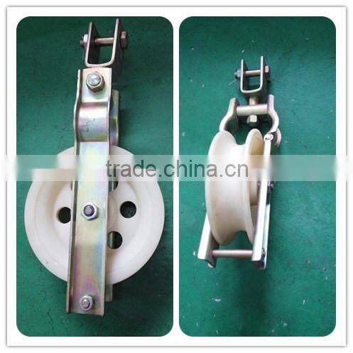 Cable roller plate type