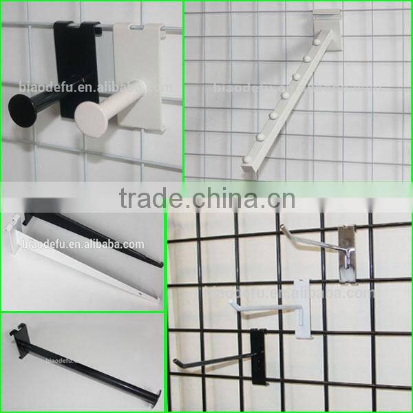 Wall mount for metal grid panel, grid mesh metal panel holder brackets