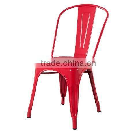 Vintage Industrial Metal Cafeteria Stool